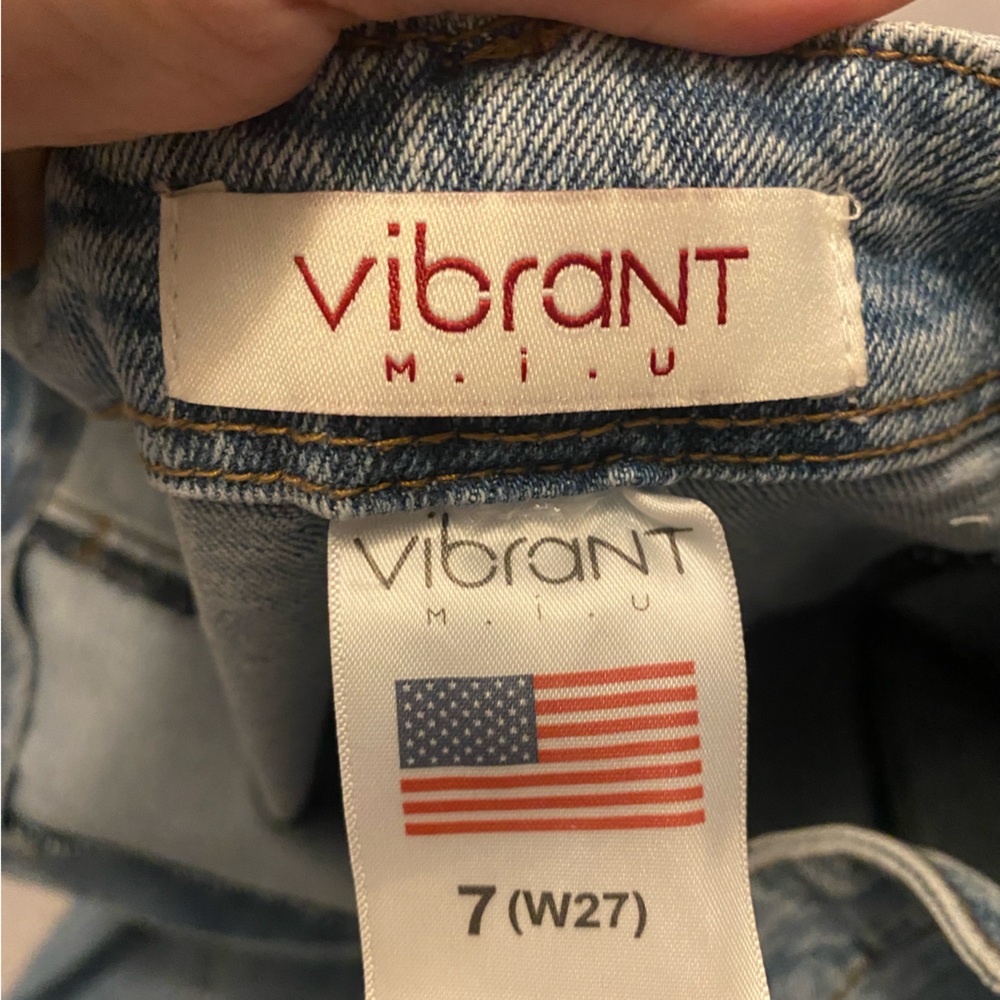 Vibrant M.I.U. Sky Blue Denim Jeans - Picture 2 of 3